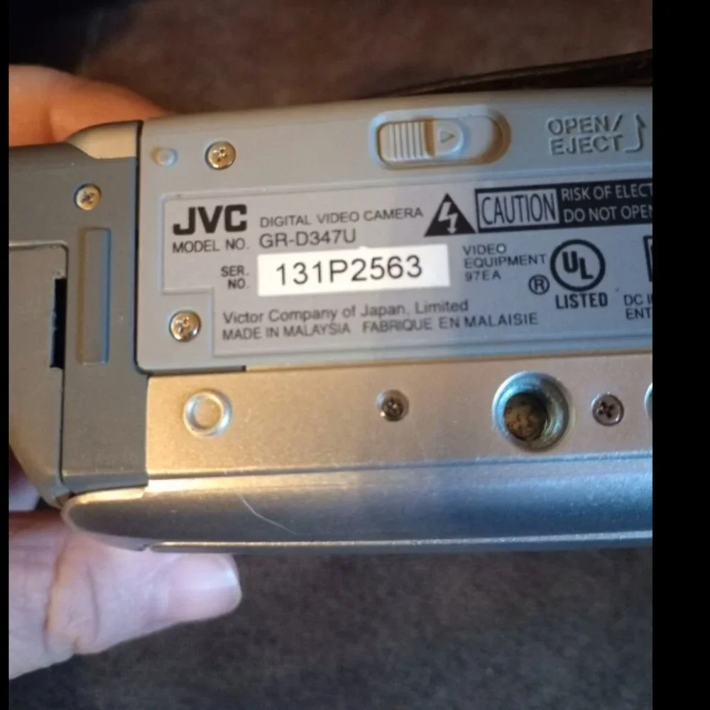JVC Camcorder GR-D347U PARTS ONLY, NOT WORKING